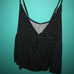 Polka dot tank top
